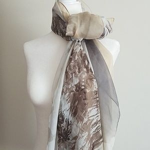 CEJON Beach Landscape Neutral Scarf